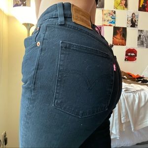 LEVIS RIBCAGE CROP FLARE JEANS